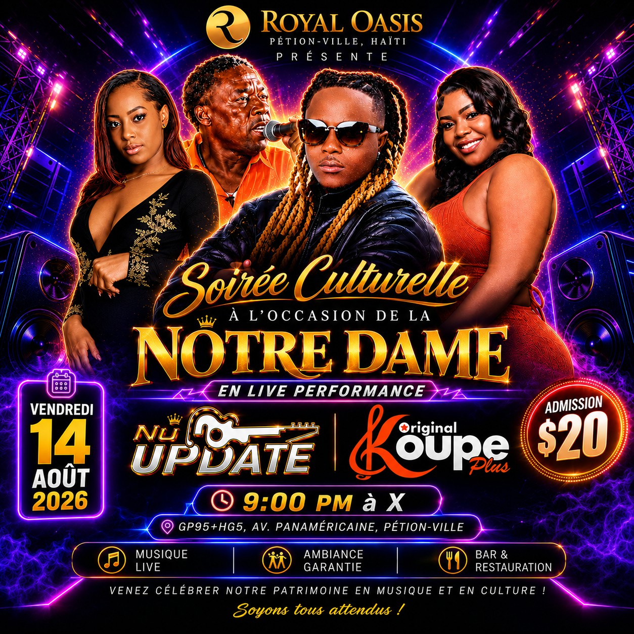 Soirée Konpa « Expérience Granmoun & Jèvrenn La Jenès »